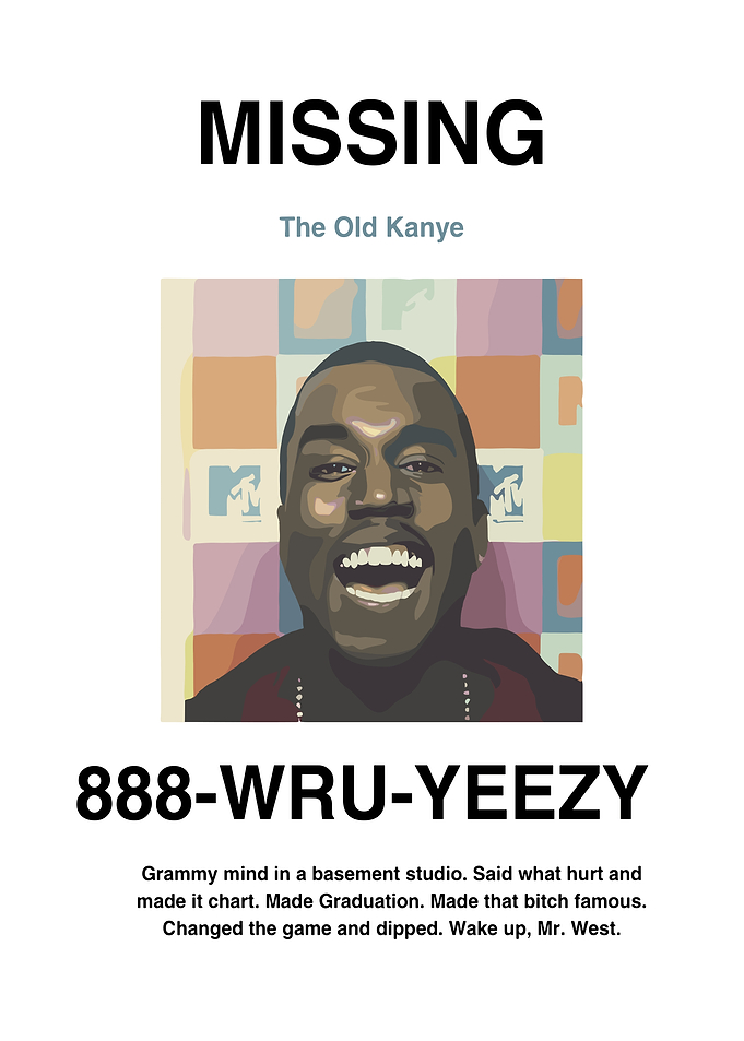 Missing: The Old Kanye Poster