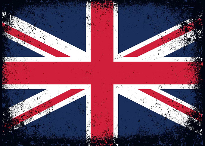 Distressed Union Jack Flag