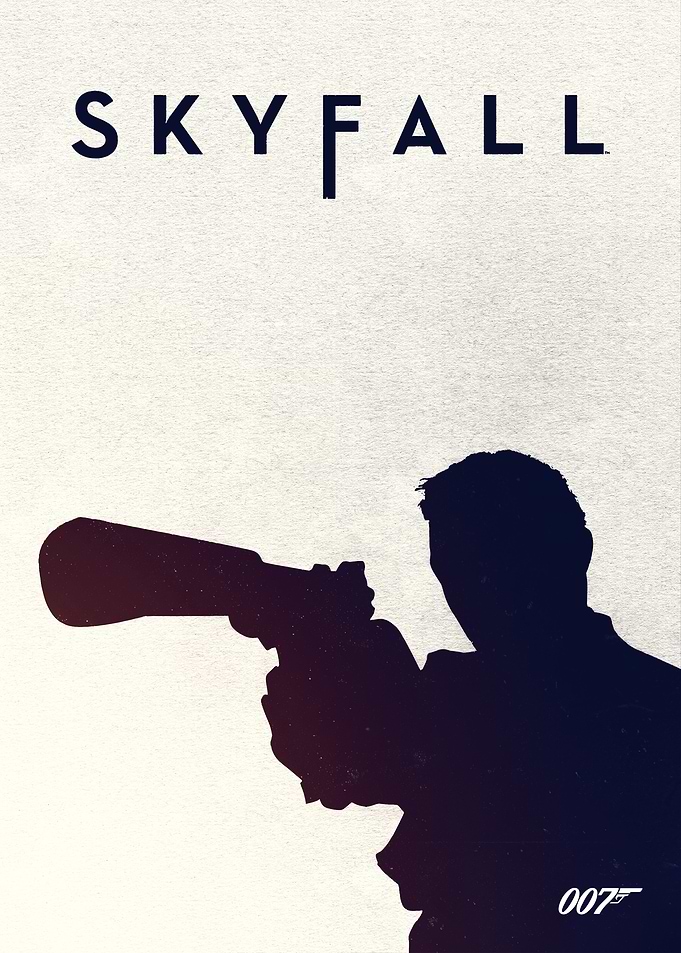 Skyfall Movie Poster Silhouette