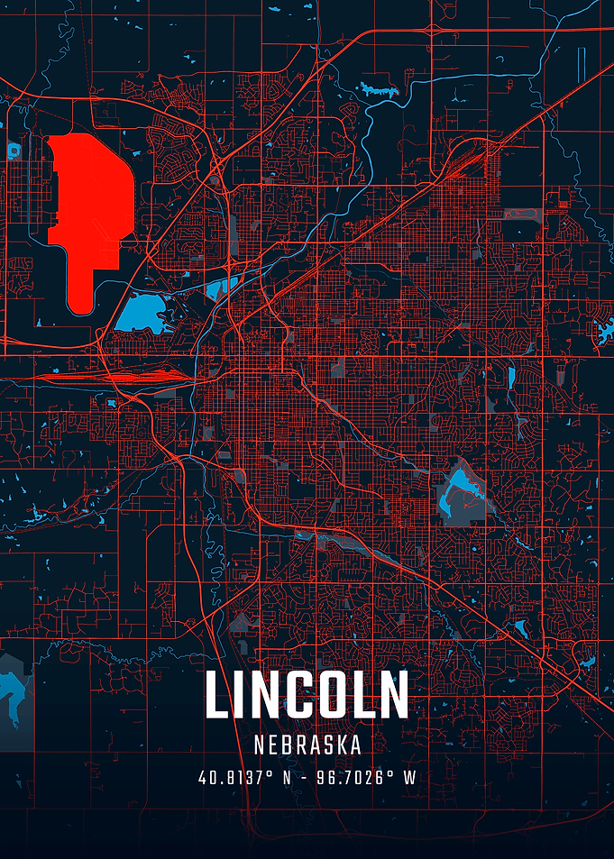 Lincoln City Map