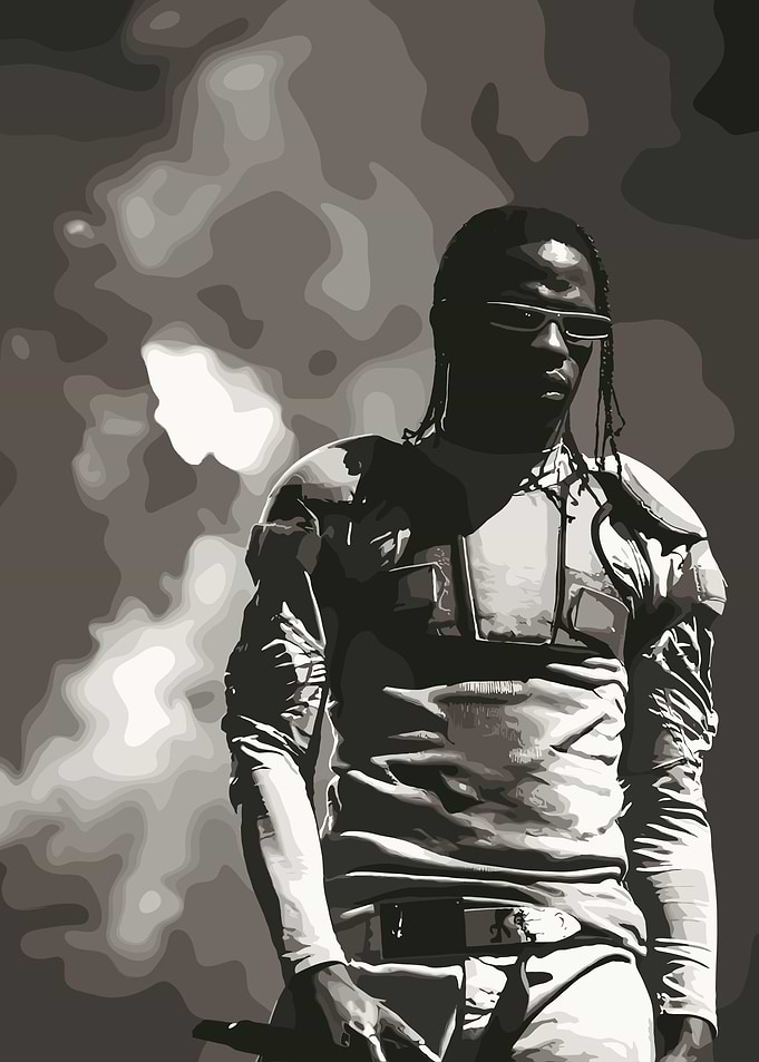 Travis Scott Illustration