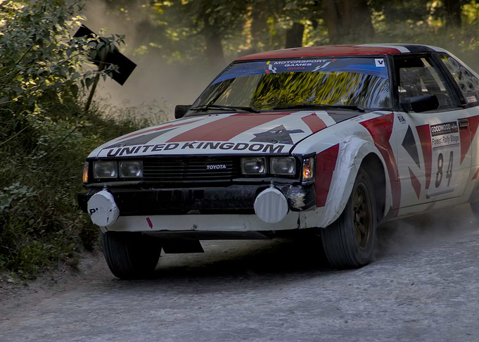 Rally Car with United Kingdom Design
