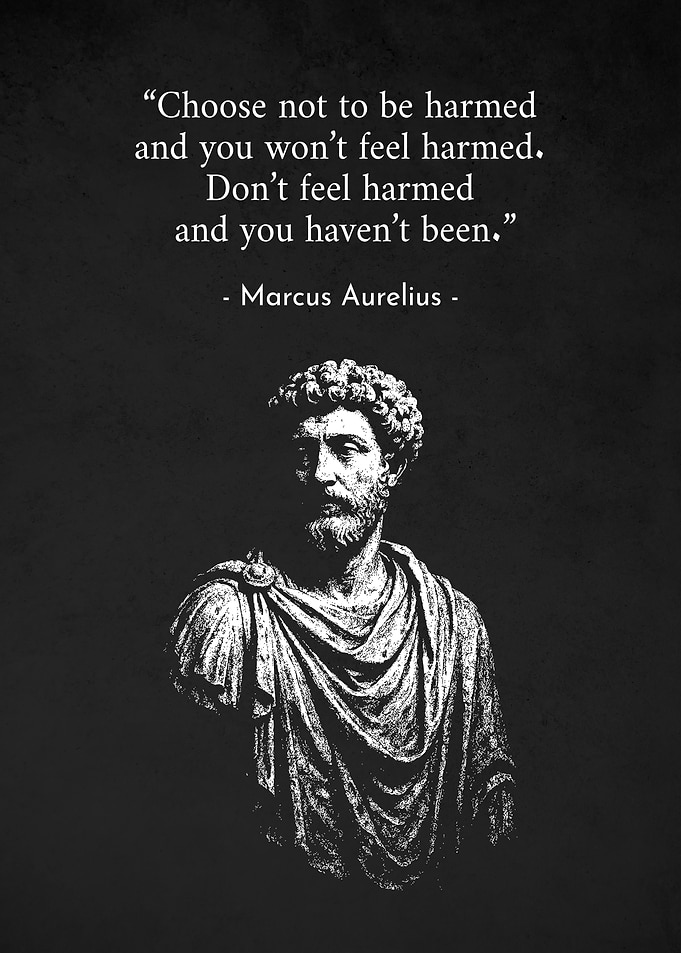 Marcus Aurelius Harmed Mindset Quotes