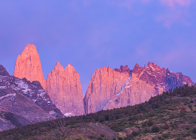 Patagonia Mountains at Sunrise