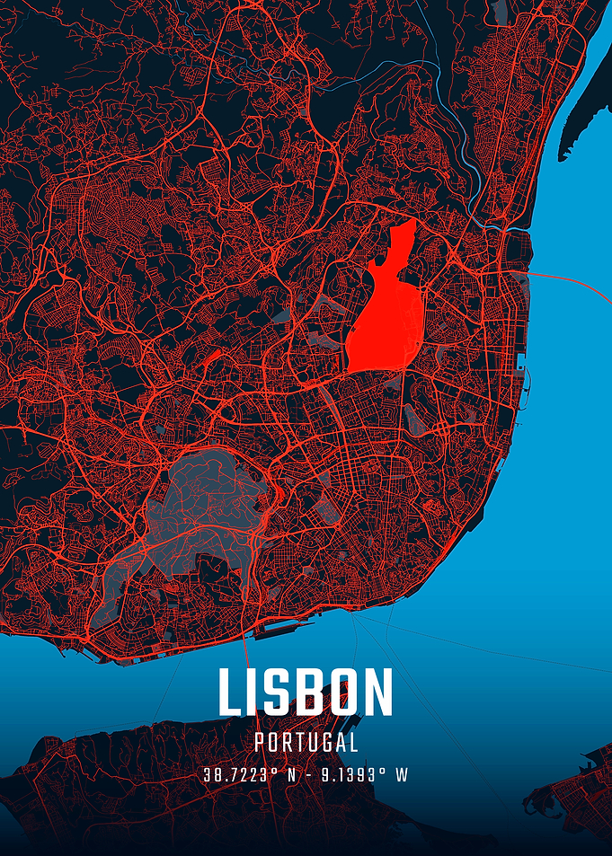 Lisbon City Map