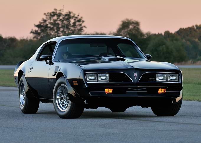 Black Pontiac Trans Am Classic Car