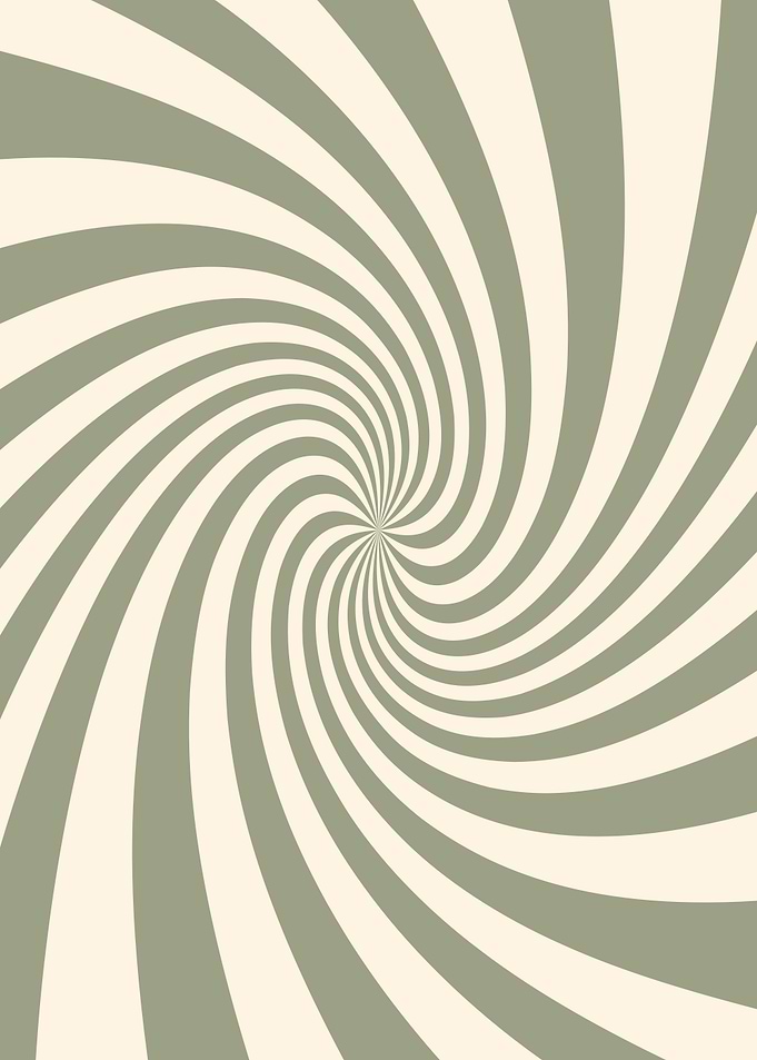 Swirling Beige and Green Pattern