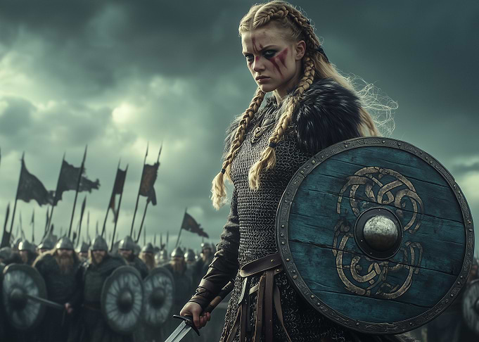 Viking Warrior Shieldmaiden
