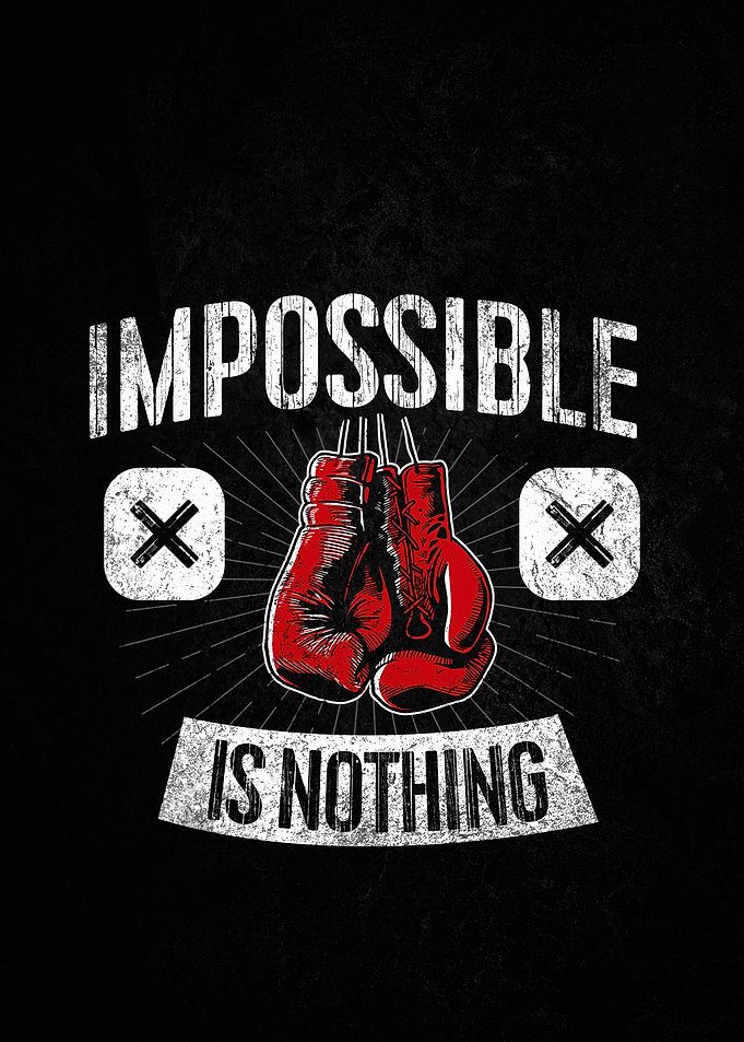 Impossible is Nothing Boxing Gloves