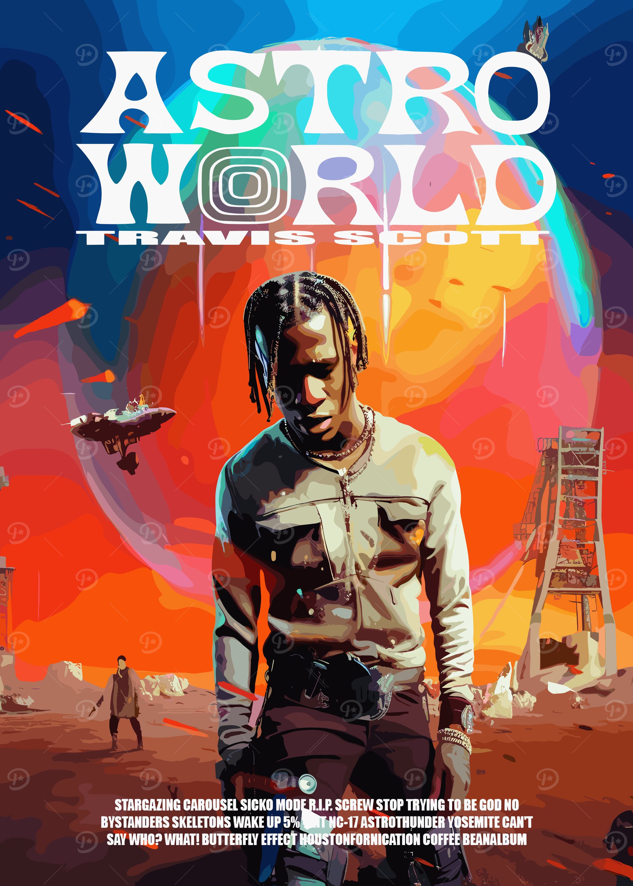 Astroworld Travis Scott Album Cover Art