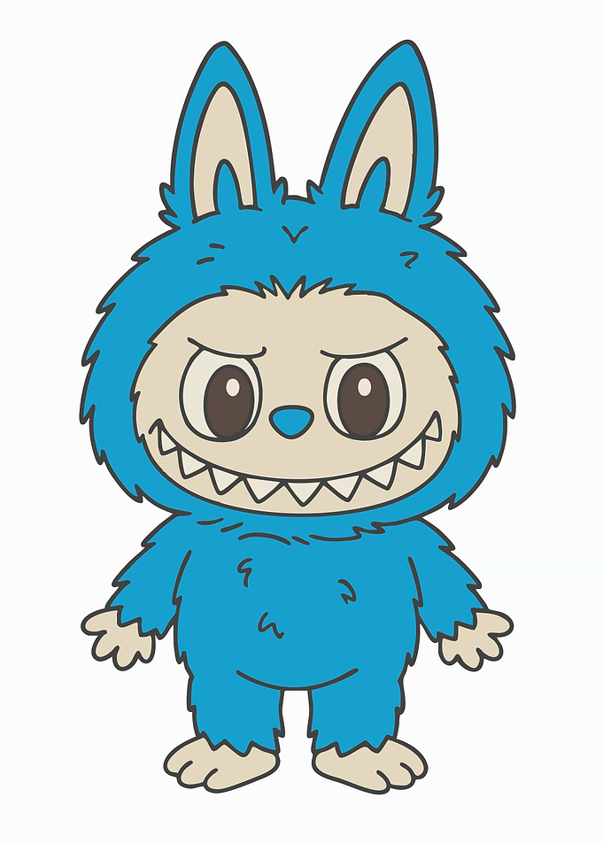 Labubu Blue