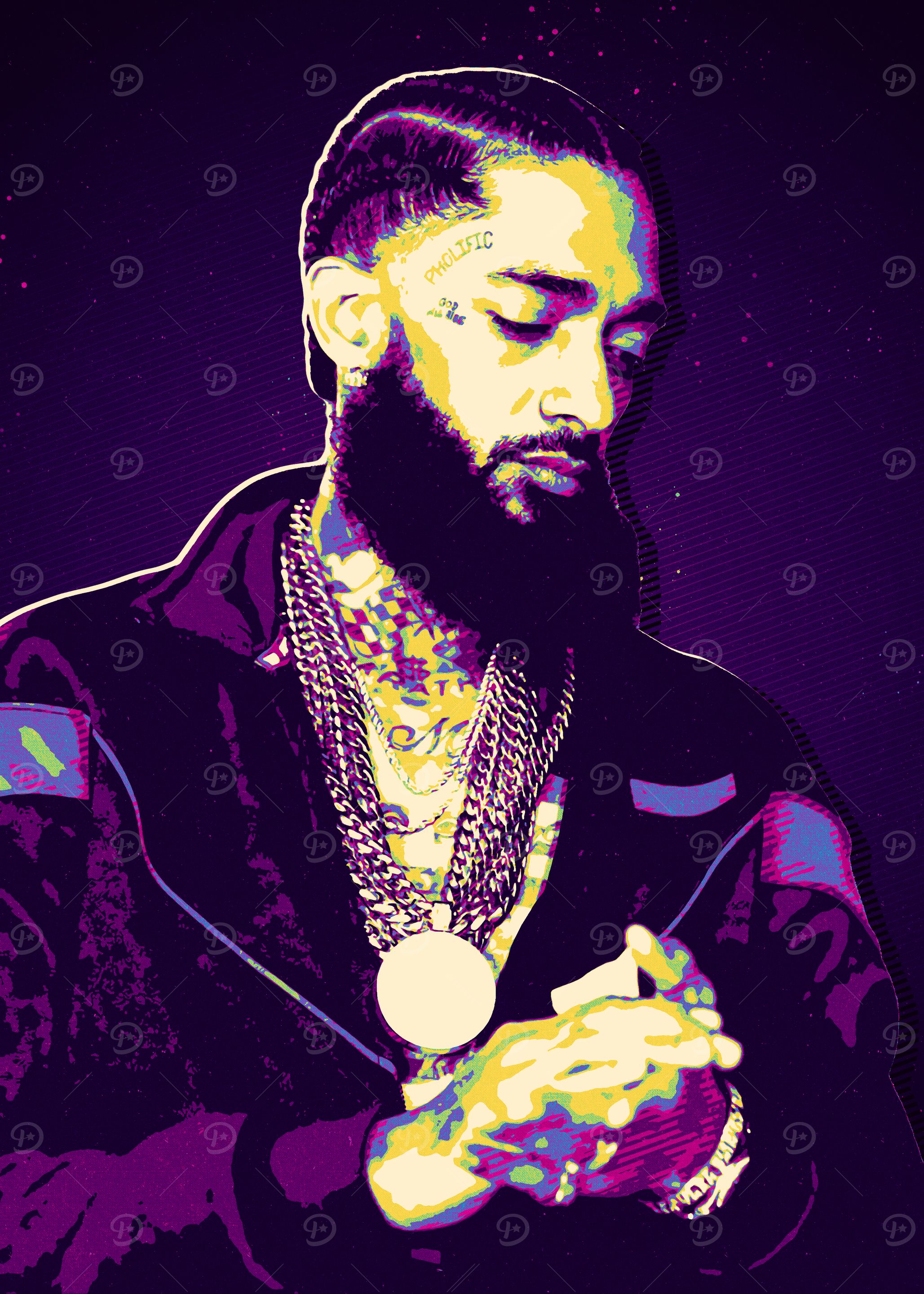 Nipsey Hussle Portrait Art