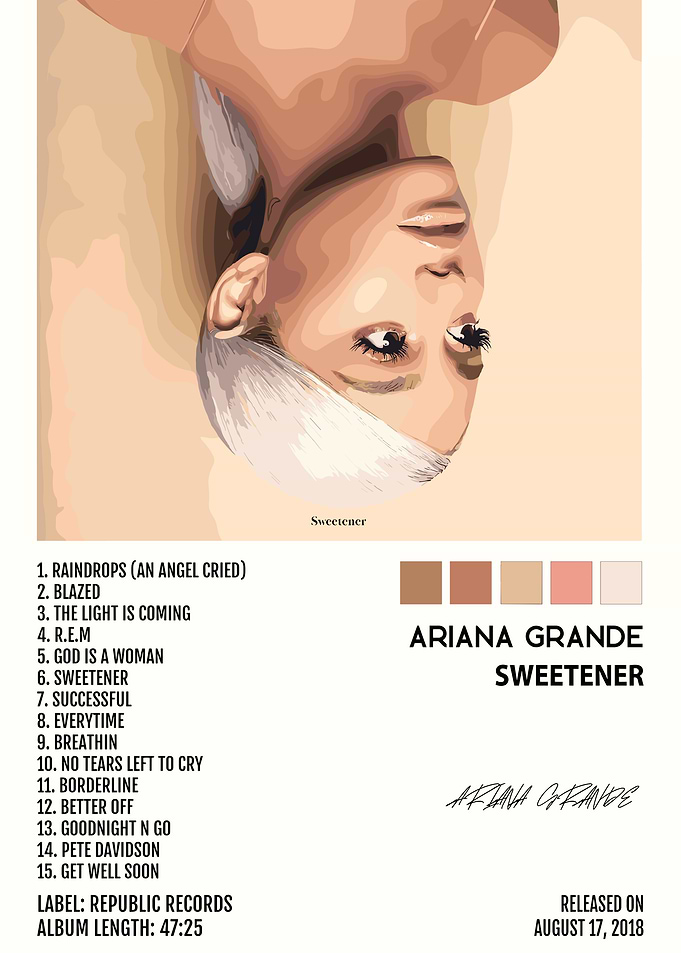 Ariana Grande Sweetener Album Cover Art