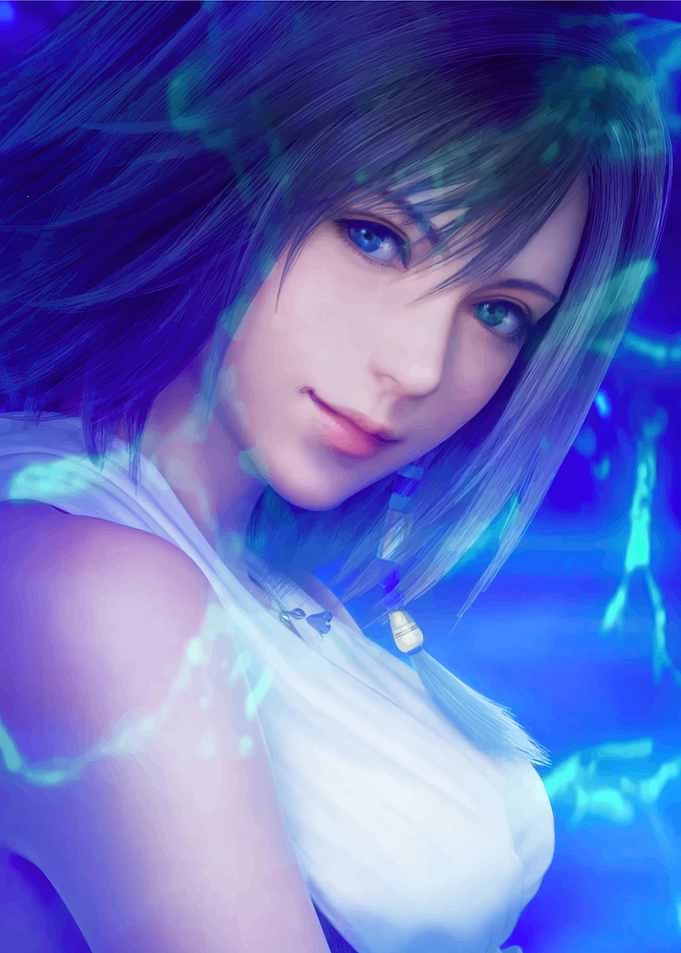 Yuna Final Fantasy X Portrait