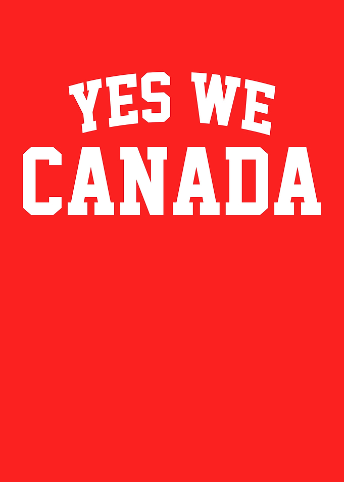 Yes We Canada Text Art