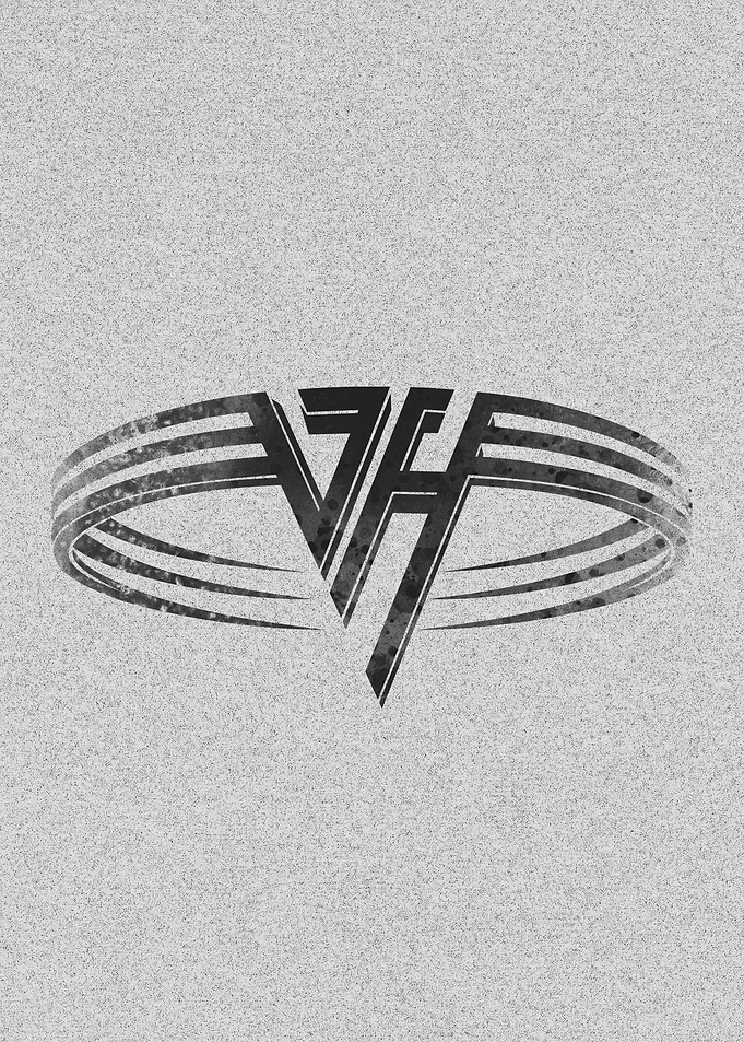 Van Halen Logo Black and White
