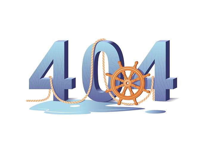 404 error page nautical theme
