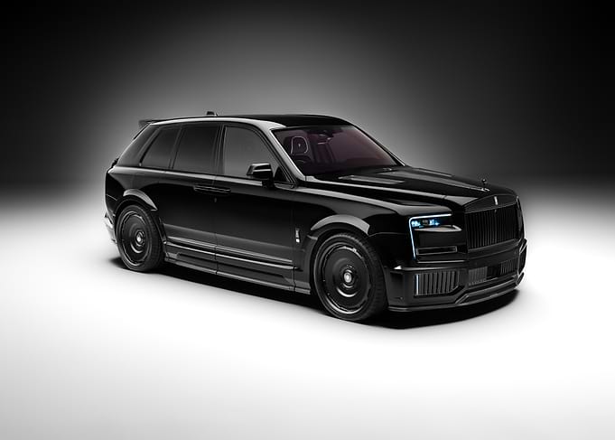 Black Rolls Royce Cullinan SUV