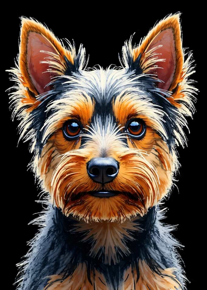 The Yorkie Stare