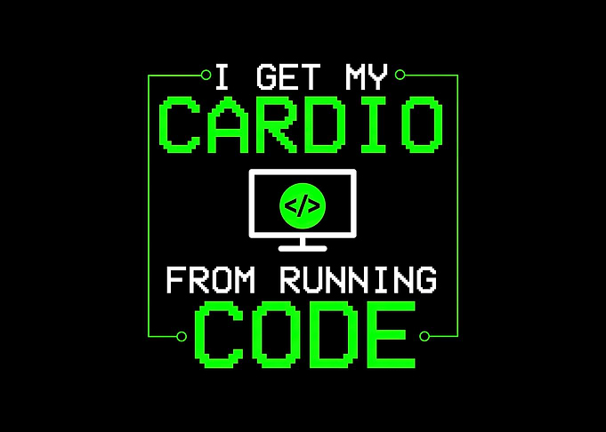 i get my cardio from code