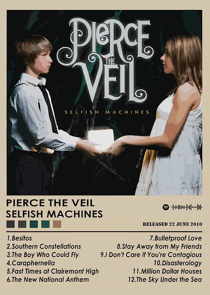 Pierce The Veil - Selfish Machines Album