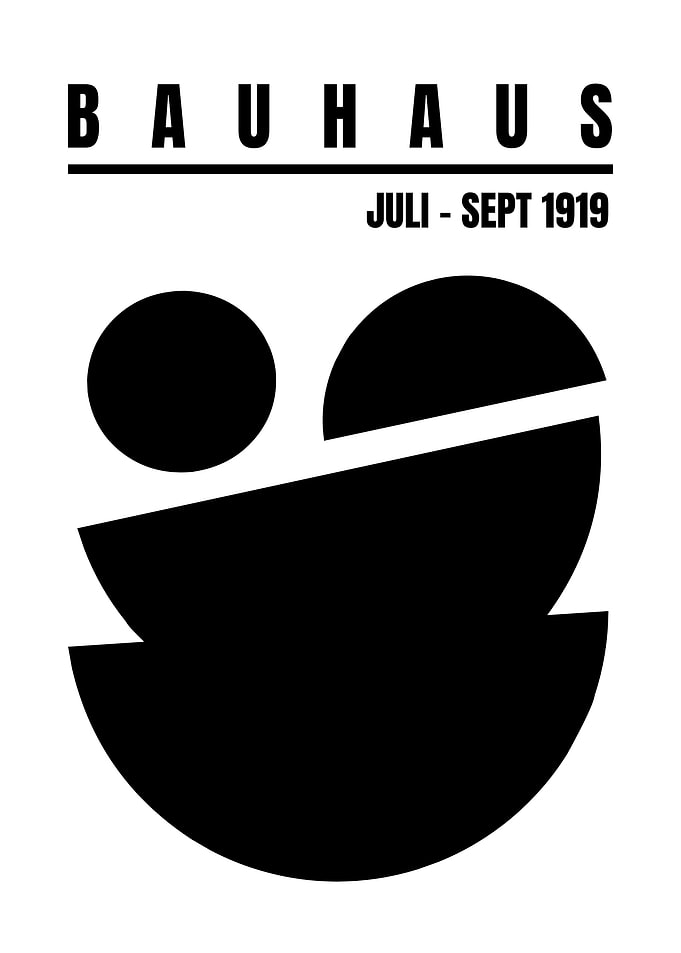 Bauhaus Exhibition Poster, 1919