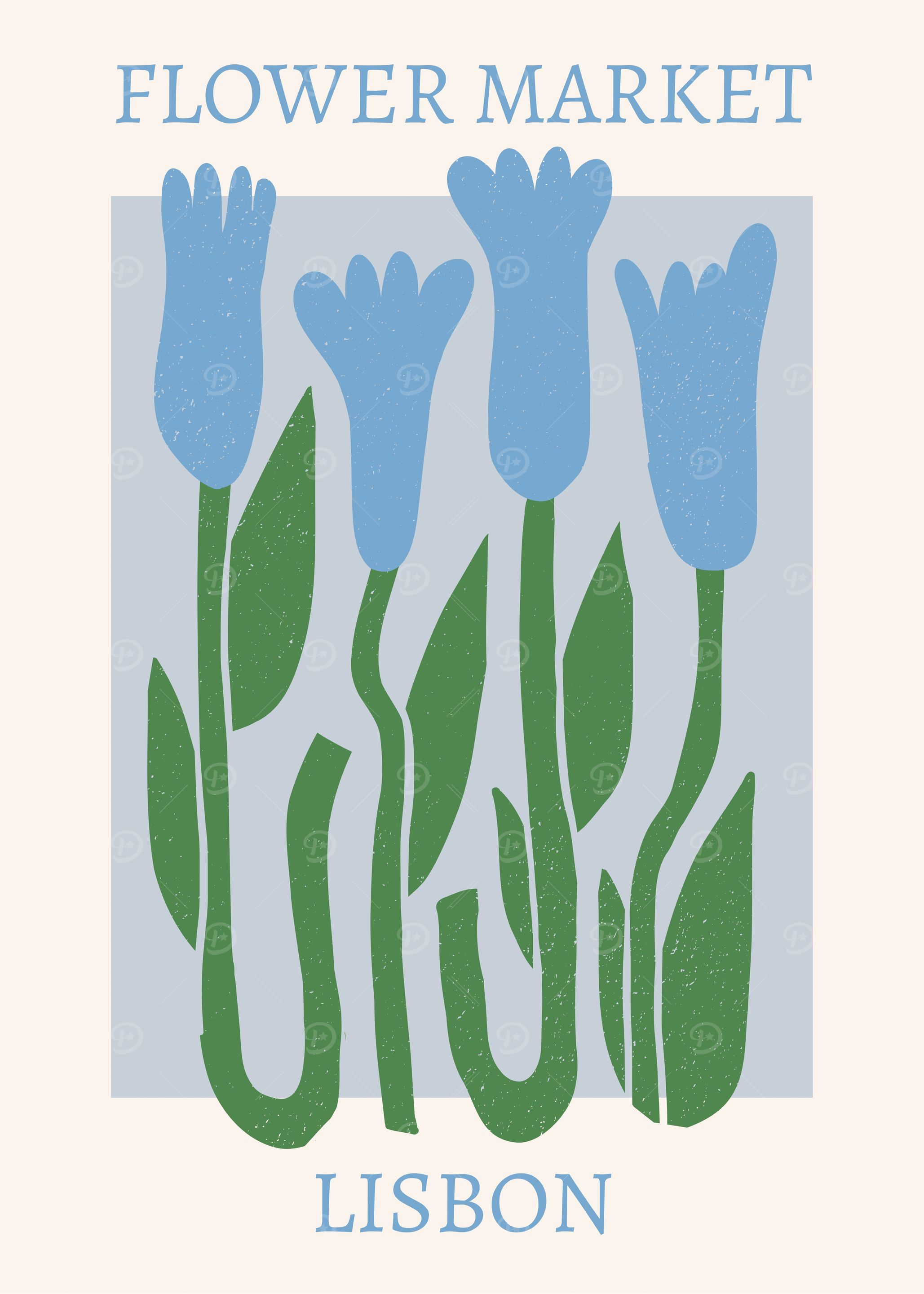 Flower Market Lisbon Art Print