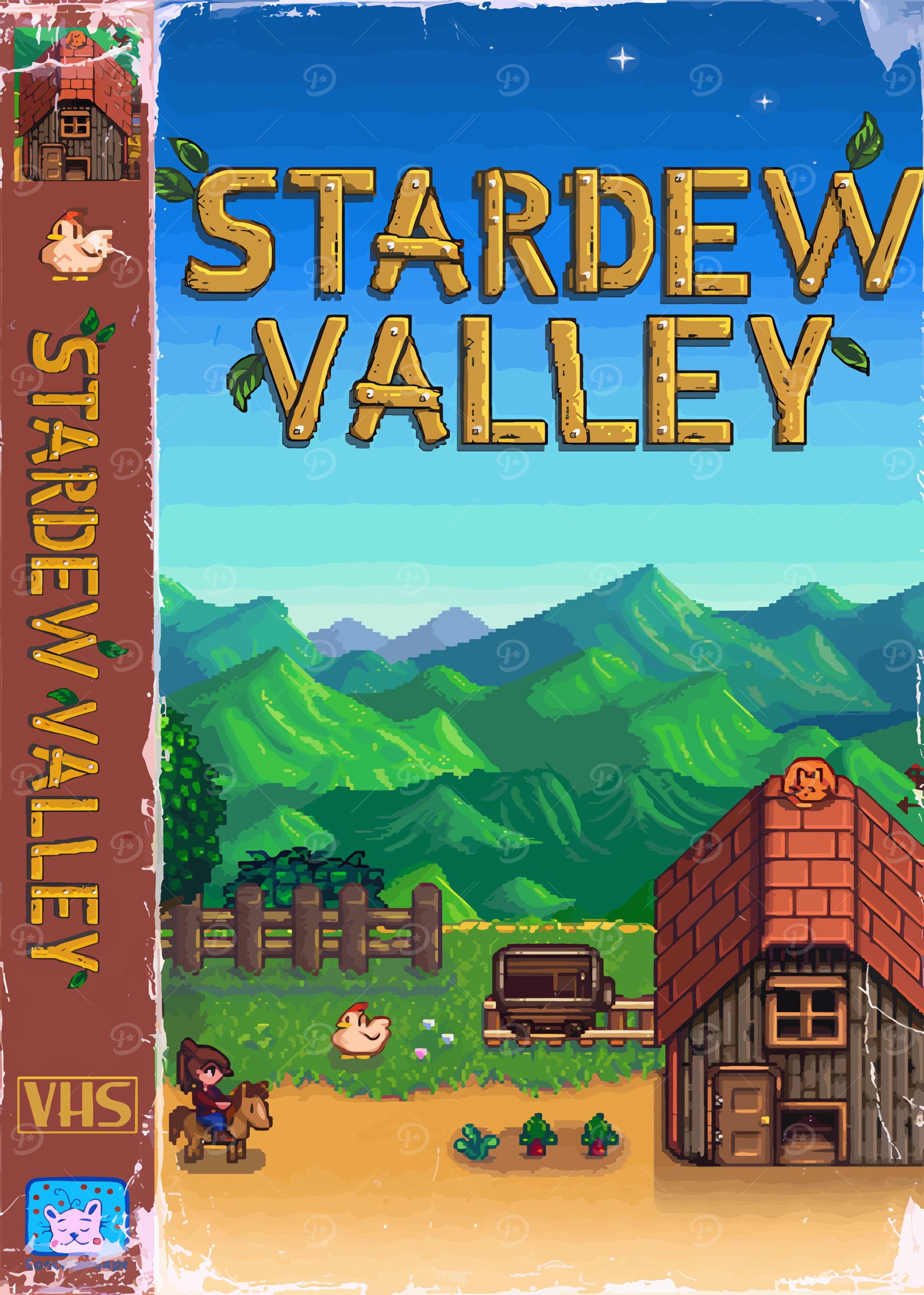 Stardew Valley VHS Cover