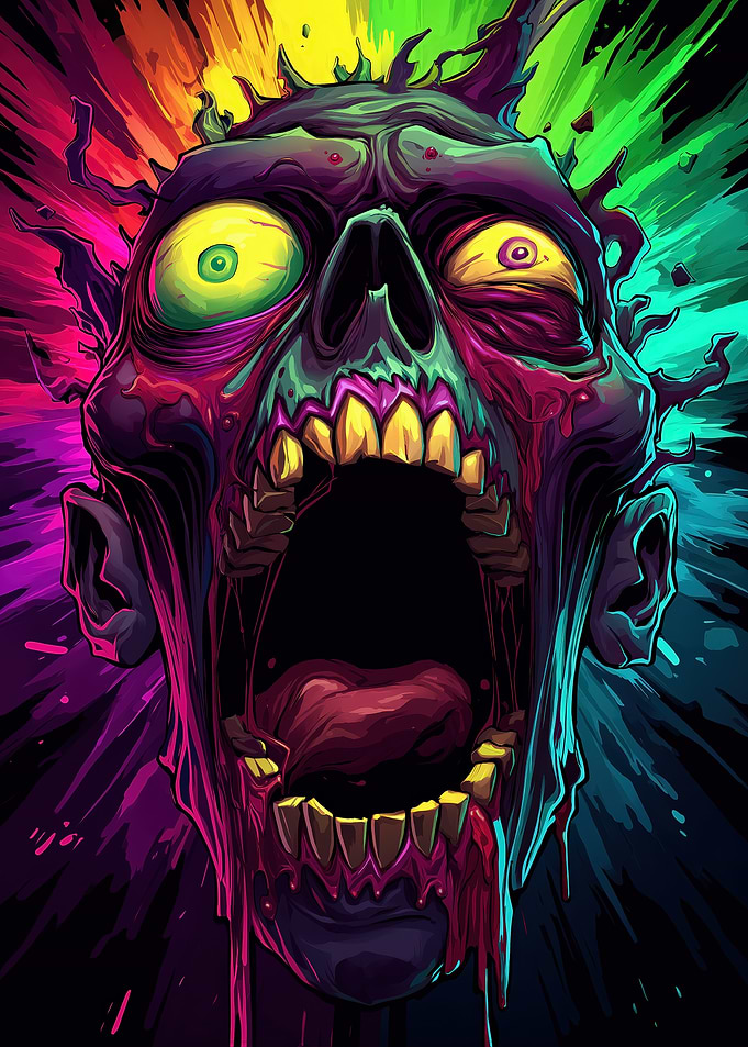 Colorful Zombie