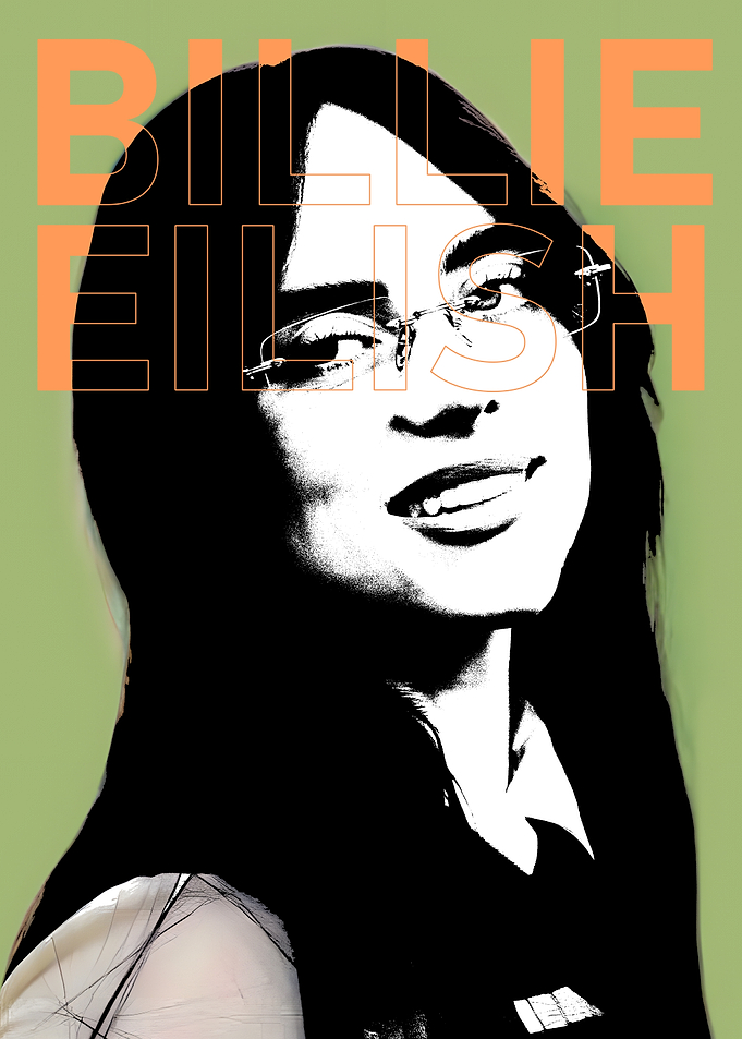 Billie Eilish Portrait Art