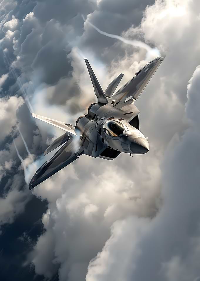F-22 Raptor in flight