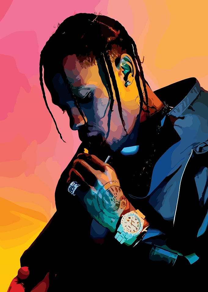 Travis Scott Portrait