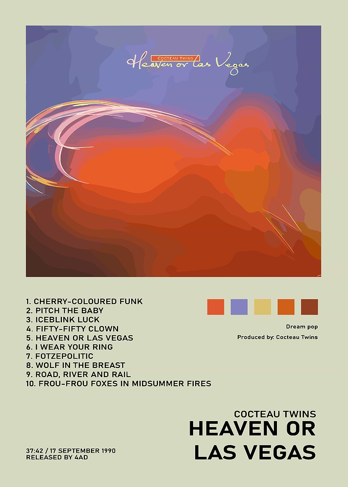 Cocteau Twins Heaven or Las Vegas Album