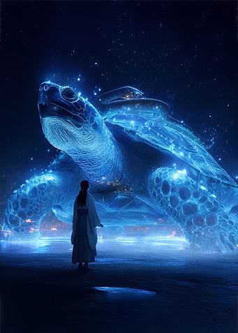 Turtle Woman Kimono