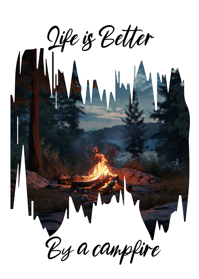 Life is Better by a Campfire