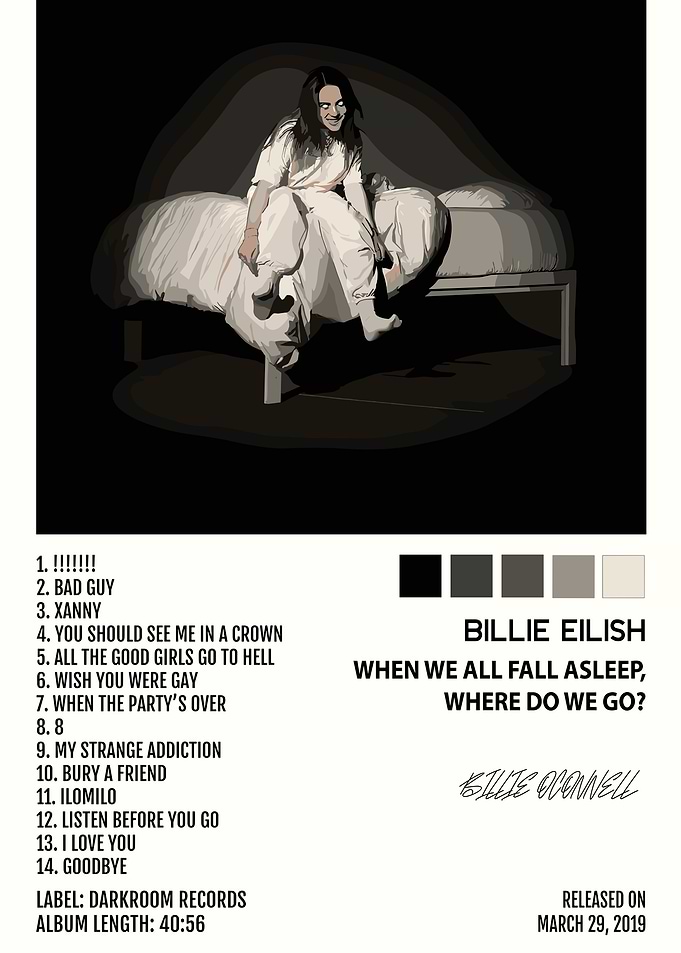 Billie Eilish Album Cover Art