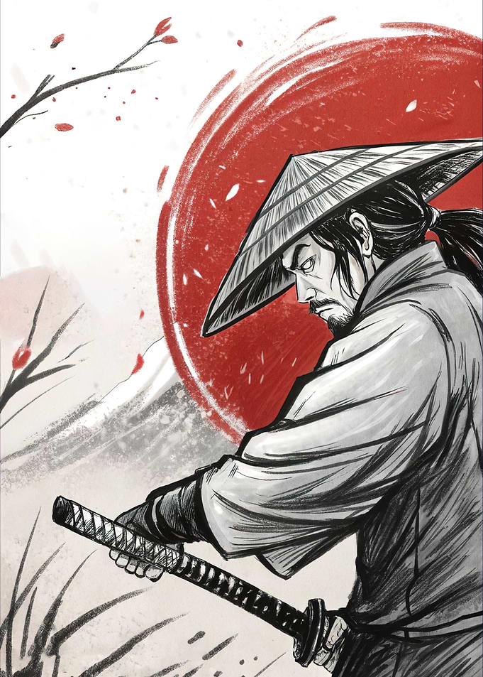 Samurai Katana Sun
