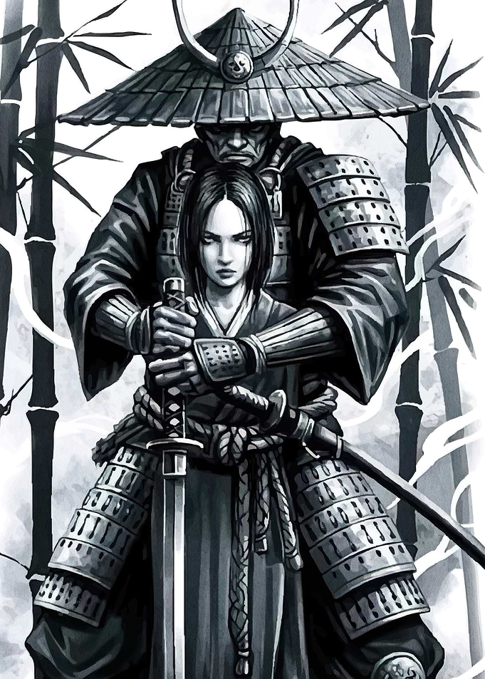 Samurai Woman Sword