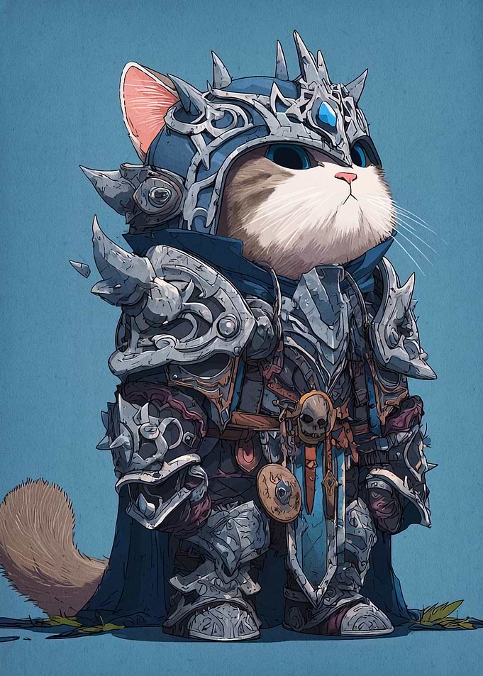 Armored Cat Warrior