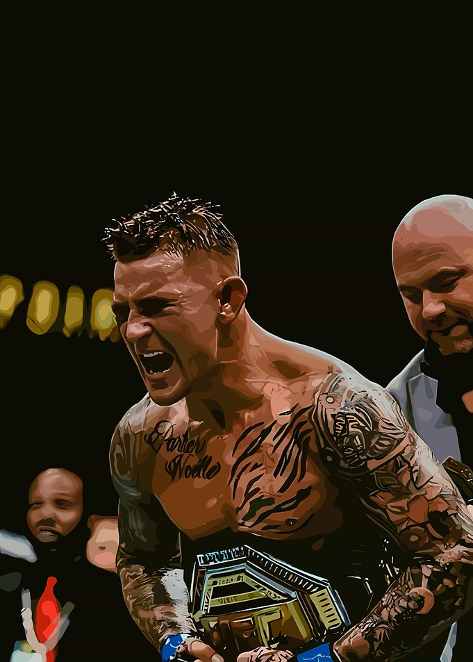 Dustin Poirier UFC Champion Illustration