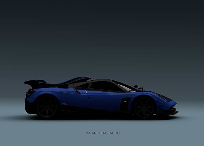 Pagani Huayra BC - Blue Landscape