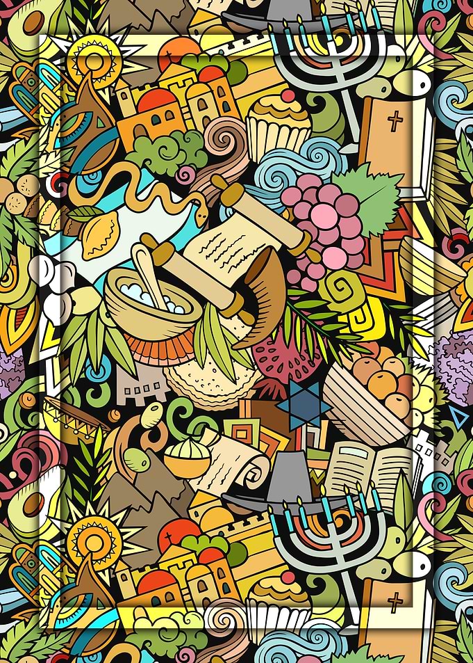 Israel Doodle Art