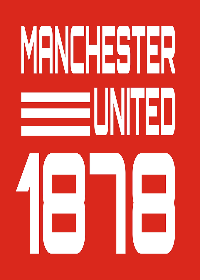 Manchester United 1878 Red Graphic