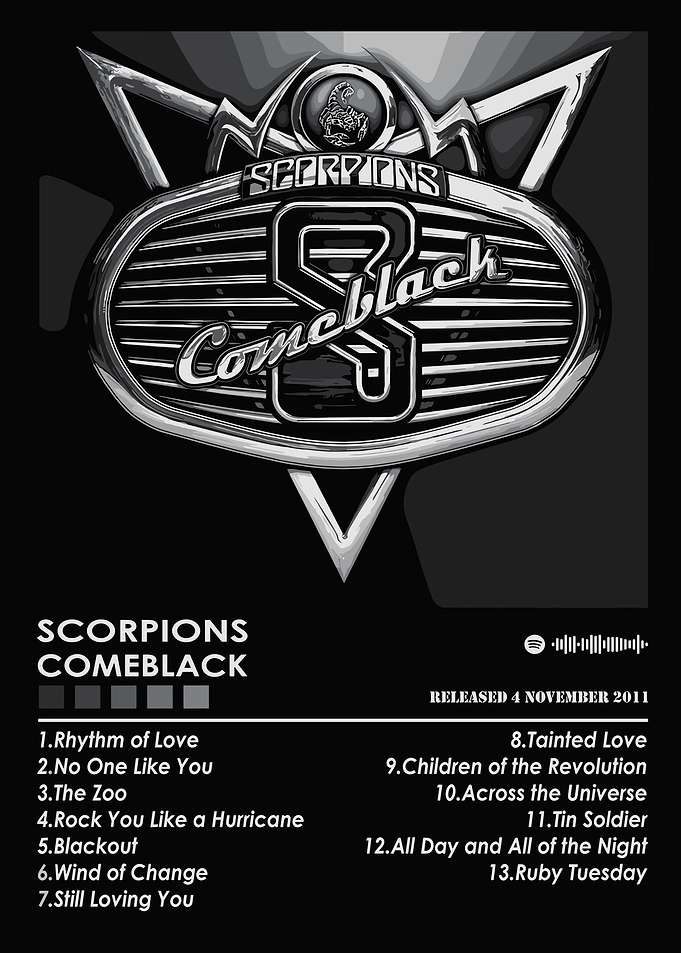 Scorpions Comeblack Album Cover Art