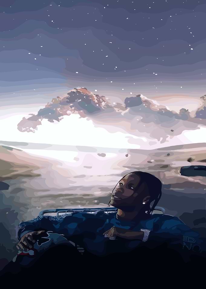 Travis Scott Stargazing