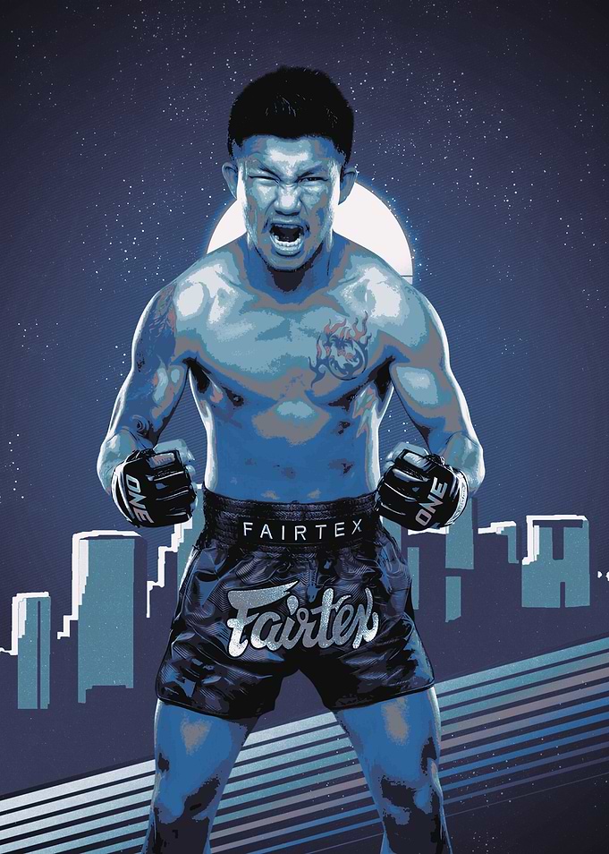 Muay Thai Fighter Fairtex Portrait