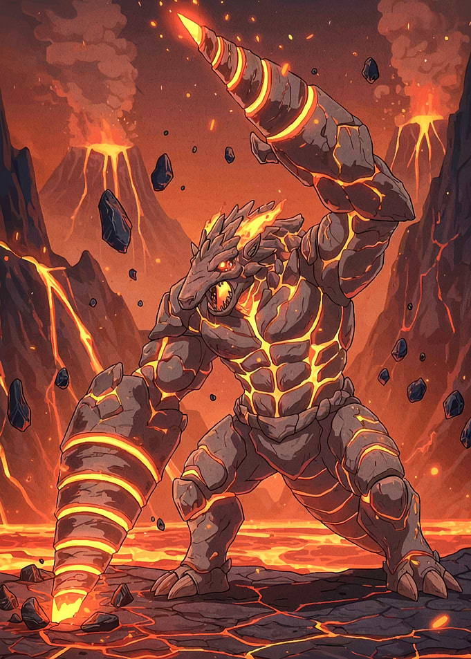 Lava Monster Drill Arms