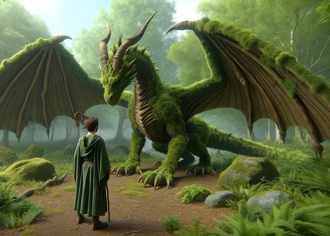 The Druid and the Forest Dragon