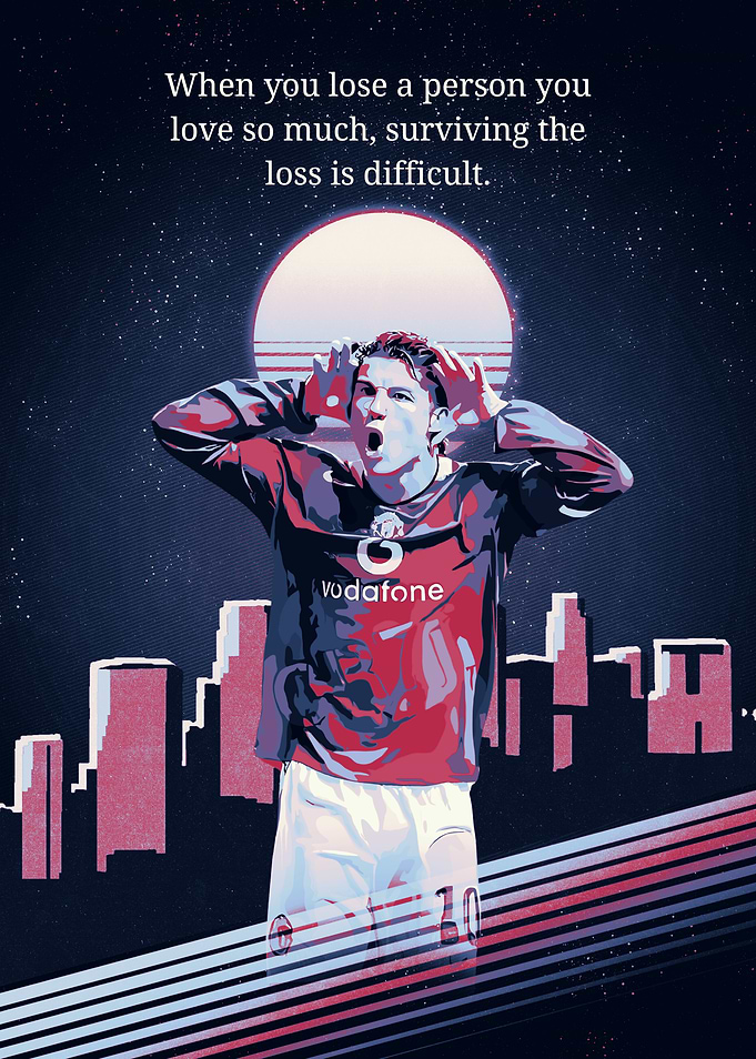 ronaldo Retro Art