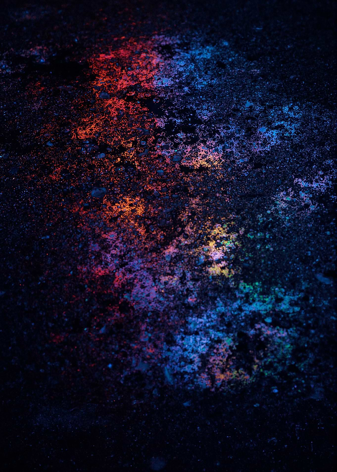 Colorful Abstract Dark Texture